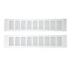 2 Pcs Set Aluminium Alloy Ventilation Grille Multiple Sizes Vent Plate  Closet Ventilation