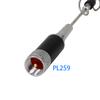 CR77 Didelio stiprinimo antena Dvigubo dažnio FM VHF UHF 144/430 MHz UHF PL259 Nerūdijantis plienas 100W 29cm Belaidžio mobiliojo radijo stiebas