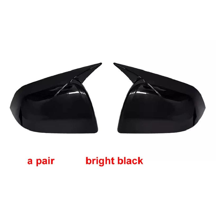 Rearview Mirror Cover For Tesla Model Y Paste Style Decoration Carbon Fiber Black 1 Pair Upgrade ABS Plastic Rearview Accessory