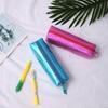 Gold Pencil Case Glitter Pen Bag Pouch Flexible Exquisite Craftsmanship Student Travel Gift Pencil Case