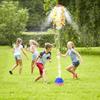 Toy Space Sprinkler, 360-Degree Rotating Water Sprayer, Outdoor Water Play Toy, Fountain, Parent-Child Interaction, Water Pressure Controlled Height,
