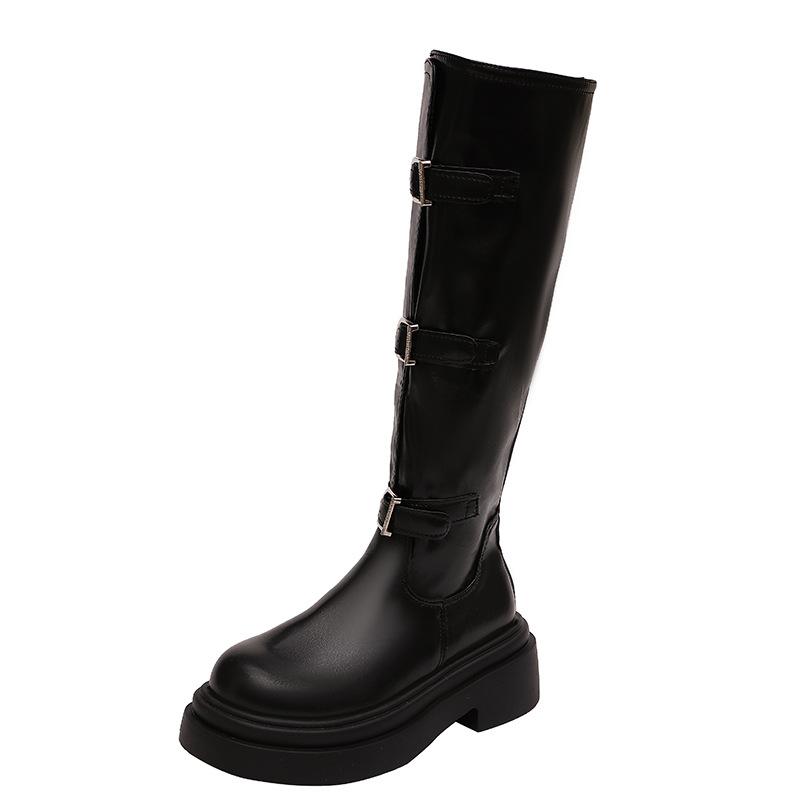 2025 new autumn and winter platform Martin boots British style retro versatile boots women's summer boots Western cowboy boots