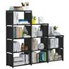 Large Combination Bookshelf: Floor-Standing Storage Rack with Desktop Steel Pipe Shelves for Kids