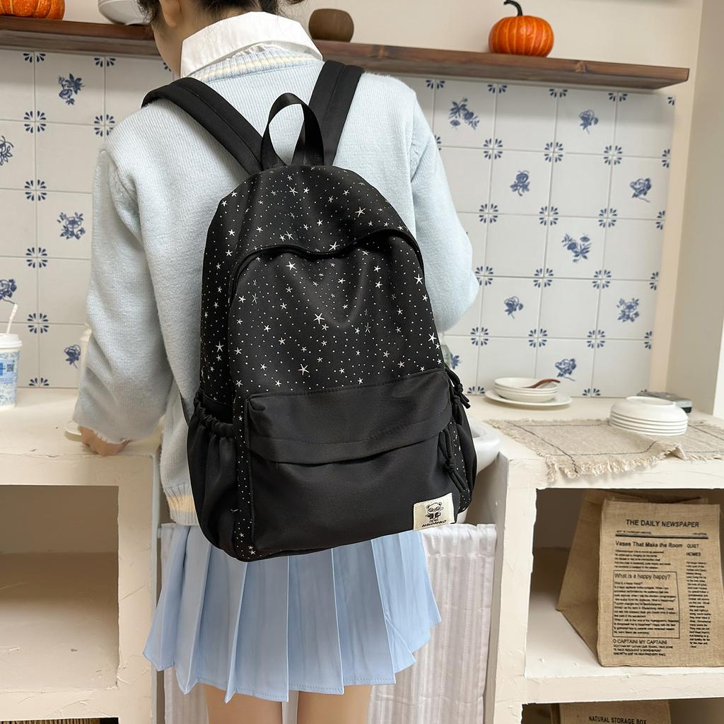 Schoolbag1011 New Simple and Versatile Women's Bag Large-capacity Student Computer Schoolbag Fresh and Cute Outdoor Travel Backpack