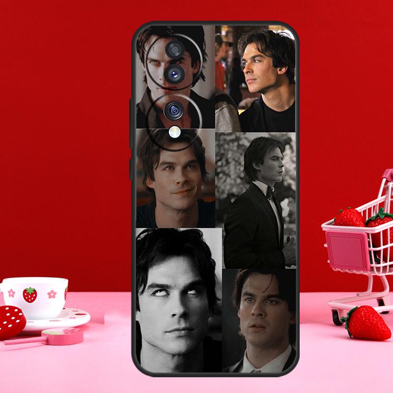 Damon Salvatore The Vampire Diaries For Honor Magic 6 Pro 5 Lite 50 70 90 Case For Honor X8a X9a X7 X8 X9 X6a X7a X8b X9b Cover