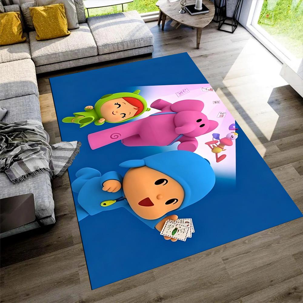 Pocoyo Carpet Suitable for Kitchen Hallway Balcony Dormitory Anti-slip Rug Decorate Offices Gift for Festivals