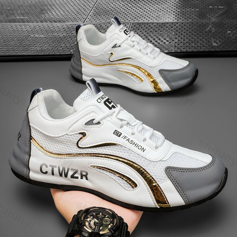 Men's Casual Sports Shoes Sneakers 2025 New Summer Non-slip Mesh Breathable Outdoor Sports Shoes Student Tennis Running Shoes