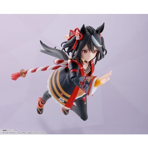 TAMASHII NATIONS S.H.Figuarts Uma Musume Pretty Derby Kitasan Black, Approximately 140mm, PVC & ABS Painted Action Figure