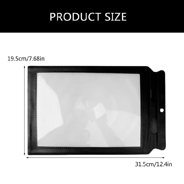 Easy To Carry Fresnel Lens Magnifying Panel PVC Fresnel Magnifying Sheet Upgrades for Detailed Work And fine prints