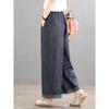DIMANAF 2025 Women Jeans Casual Harem Pants High Waist Elastic Basic Loose Harem Pants