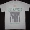 ULTRAVOX SVĚTOVÉ TURNEÉ 82-83 Těžká Bavlna Sportovní šedá Všechny Velikosti Tričko TR452 Unisex Tričko