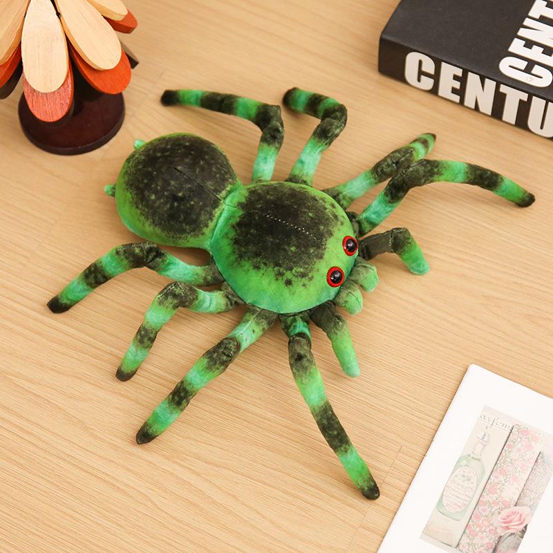20/25cm Colorful Spider Plush Toy Stuffed Insect Pillow Home Decoration Party Prop Man Gift