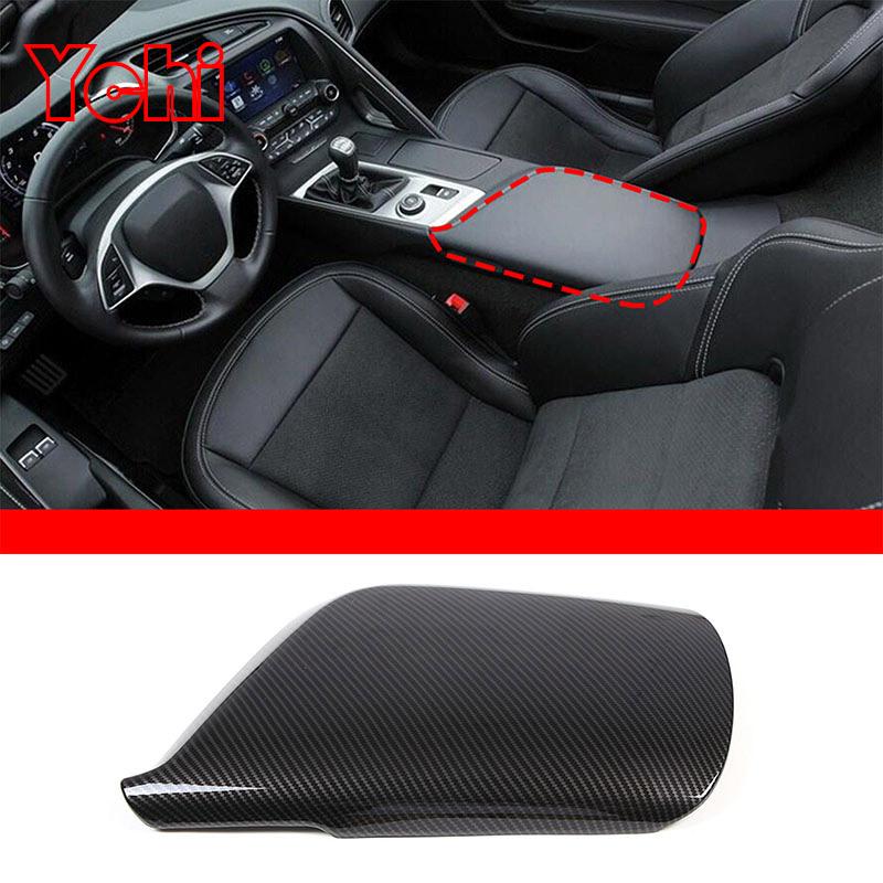 For Chevrolet Corvette C7 2014-2019 ABS Carbon Fiber Interior Kit Dashboard Console Gear Shift Panel Decoration Cover Stickers