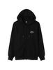 Nba Applique Back Letter Zip-Up Hoodie Black