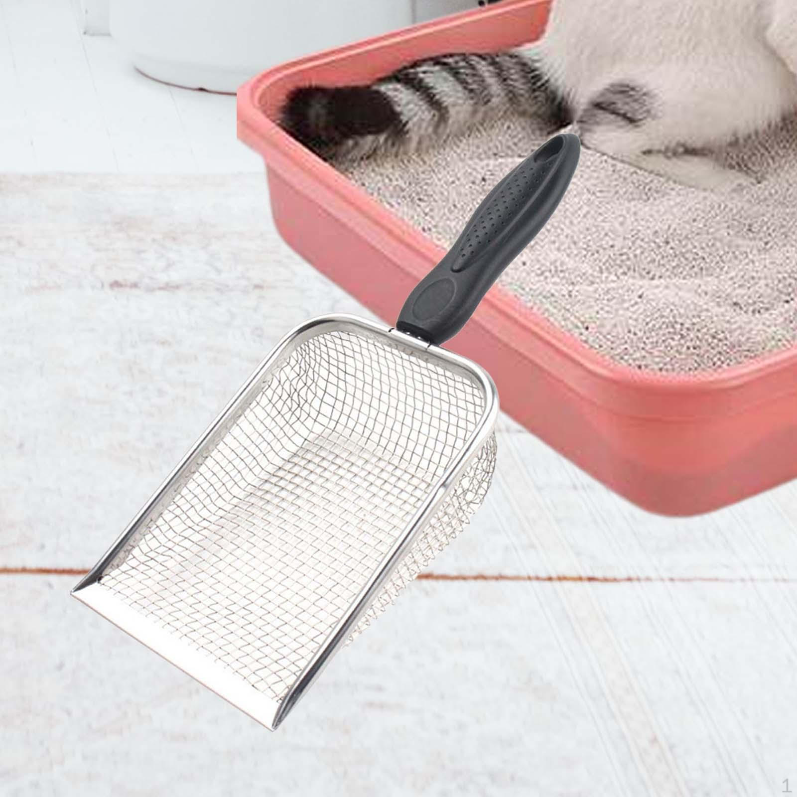 

Cat Litter Scoop Deep Cleaner Durable Portable Handle Reptile PP Handle 4.5mm Mesh