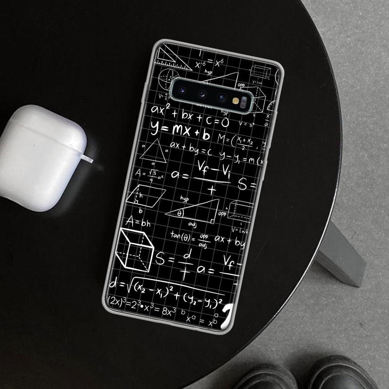 Physics Chemical Mathematics Phone Case Cover for Samsung Galaxy S26 S25 Edge S24 S23 Ultra S22 Plus S21 FE S20 + Art Customized