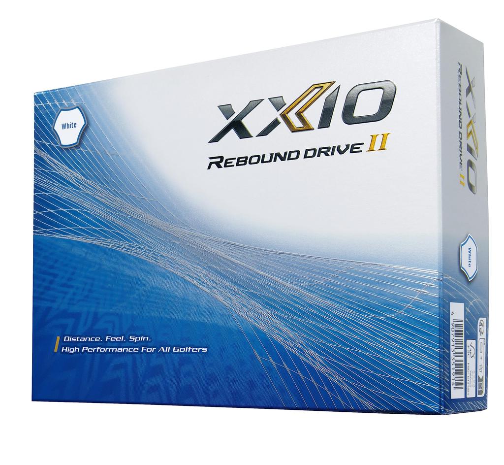 Dunlop XXIO REBOUND DRIVE2 Golf 2023 1 Dozen White Balls, Model, (12 Balls),