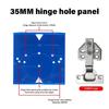 Concealed Hinge Jig Punch Locator Drill Guide Hinge Installation Jig Tool With Precisions Alignment For Home Improvement