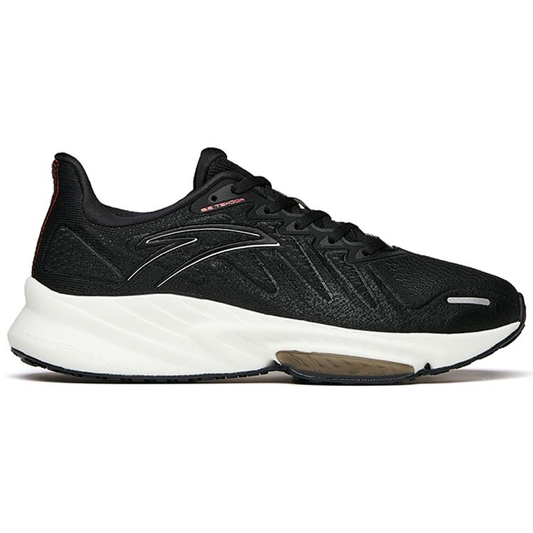 Anta Slip Resistant Abrasion Resistant Low top Running Shoes Men's Black Gray 112145587-8