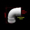 Pvc Drain Pipes Fittings Elbow Tee Wye Coupling Cleanout 90 Degree Elbow For Pvc Pipes Drain Pipe Fittings Elbow