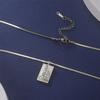 Tarot Cards Necklace for Women Stainless Steel Snake Chain Suit of Swords Traditional Tarot Art Minor Arcana Amulet Jewelry