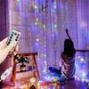 Xiaomi USB Curtain Lights - 8 Lighting Modes LED Fairy String Light for Christmas Halloween New Year Wedding Party Home Garden Decor