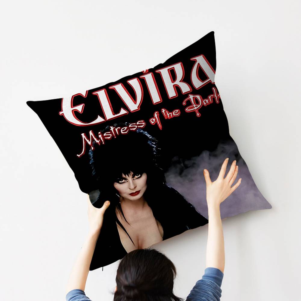 EElvira MMistress DDark Pillow Cushion Cover Pillowcase Living Room Sofa Home Decor Customized