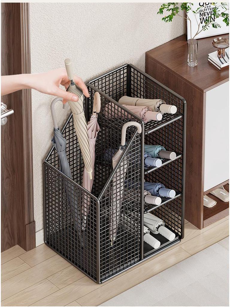 School Corridor & Hotel Lobby Umbrella Storage Rack for Entryways