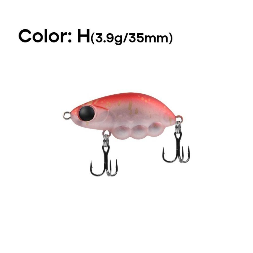 4cm Length Sinking Minnow 3.4g Weight Rock Pattern Micro Wobbler Stream Design Trout Style Crank Fishing Lures