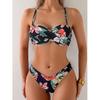 Solid Color Split Swimsuit Women's Three-point Bikini Sexy Beach Vacation Bikini Women