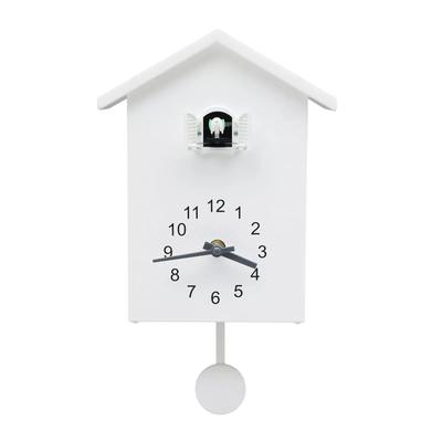 Arched Crown Cuckoo Clock - Water Resistant, Irregular Shape, Plastic, Quartz Movement No Battery Operation, Suitable for Living Room Decor