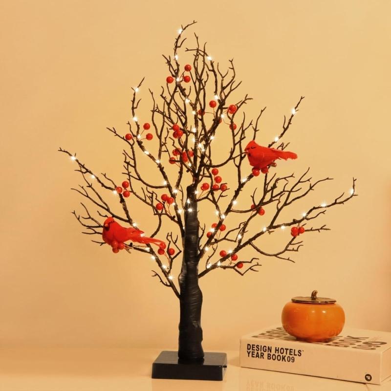 Shatterproof Tree Decors For Halloween Parties Kids Friendly Scary Tabletop Accent Halloween Tabletop Display