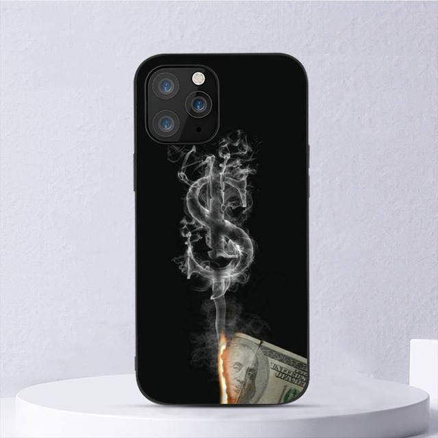 Husa de telefon cu bani de dolari pentru Iphone 11 12 Mini 13 14 Pro Xs Max X 8 7 6s Plus 5 Se Xr Shell