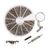 1000Pcs/lot M1-M1.6 Stainless Steel Screws +1PC Screwdriver Micro Mobile Phone Glasses Screws And Nuts Boxed DIY