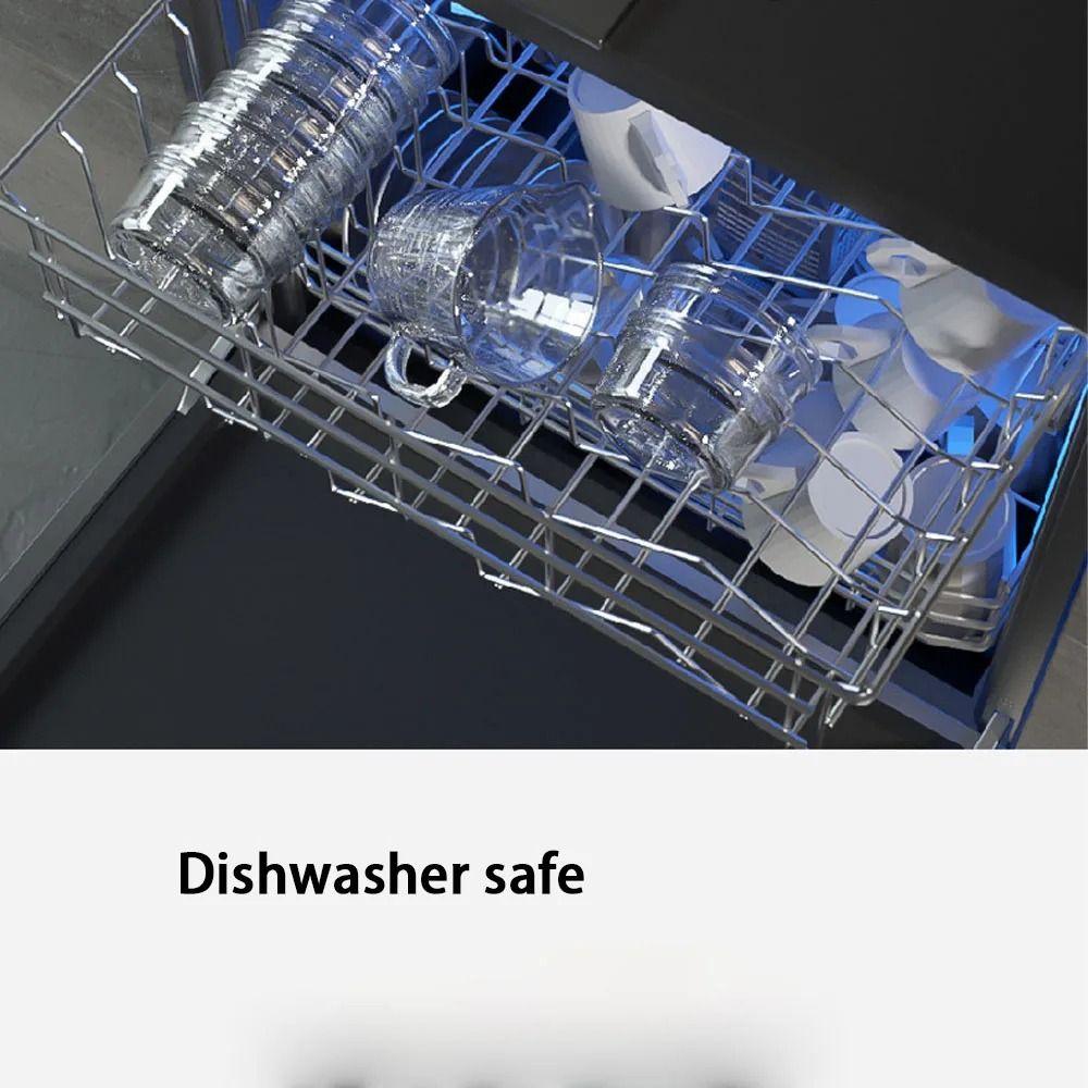 Transparent Glass Cooking Cup with Lids Food Storage Container Portable Fresh Keeping Bowl  Camping