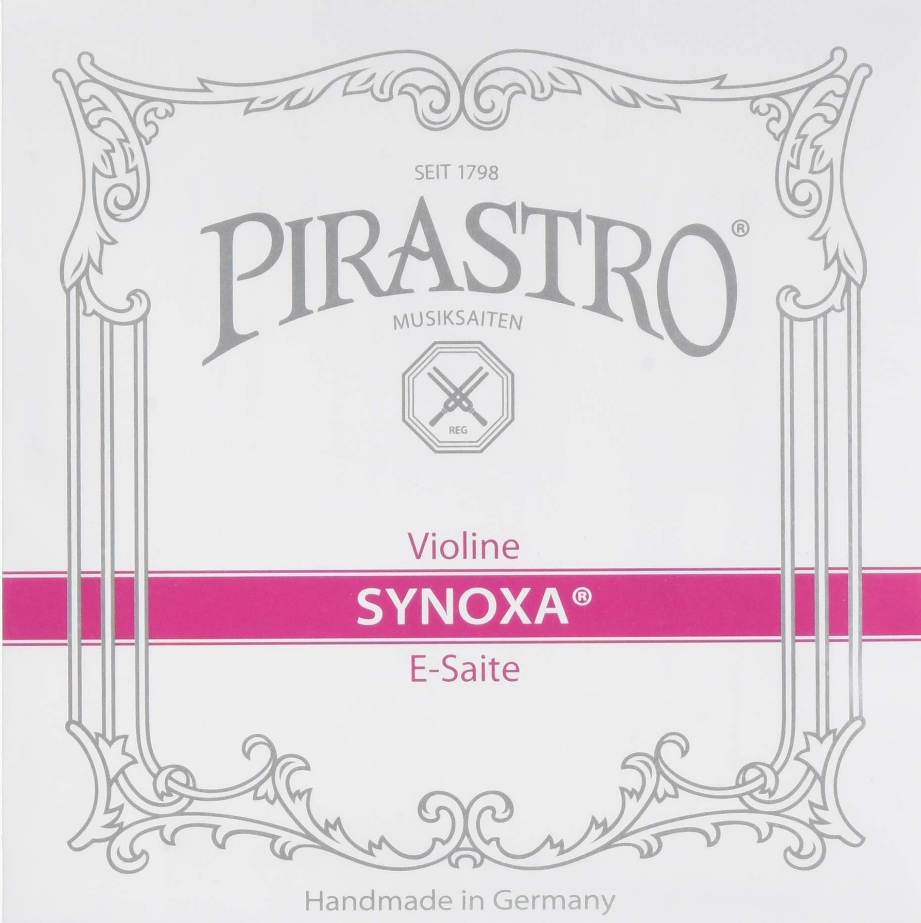 

Струны для скрипки PIRASTRO SYNOXA, 44, E 3104 Сталь (Ball End)