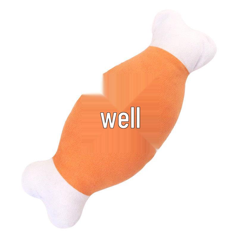 Plush Rattle Ball Toy for Dogs - Cute Sounding Toy To Relieve Puppy Boredom