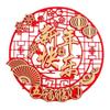 Red Spring Festival Door Stickers 3D Fuzi Door Sticker Wall Window Glass Stickers  Door