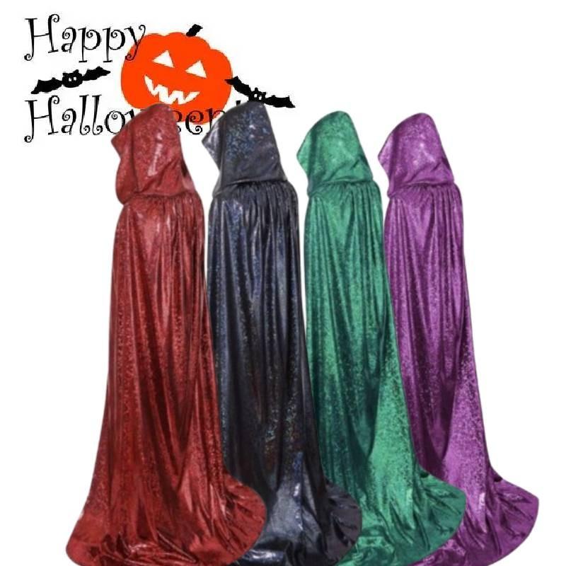 Elegancki Długi Płaszcz z Kapturem Lekki Na Wiosnę i Lato Kostiumy Cosplay