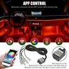 6M RGB LED Car Atmosphere Lamp Interior Ambient Light Strip Phone APP Control