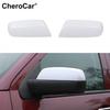 Car Side View Mirror Decor Cover Trim Shell Caps For Chevrolet Silverado 14-18