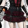 AltGoth Gothic Hotsweet Camisole Damen Vintage Ästhetik Y2k E-Girl Hipster Spitze Patchwork Neckholder Crop Tank Tops Cosplay Kleidung