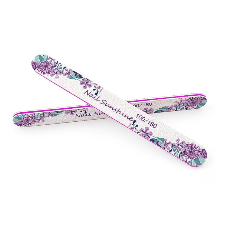 

Прямая цветочная пилка для ногтей: Инструмент для маникюра для придания формы и шлифовки ногтей фиолетовый