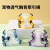 Puppy Leash Breathable Small Dog Chest-back Cat Anti-break Free Bigbear Going Out Pet Leash Walking Dog