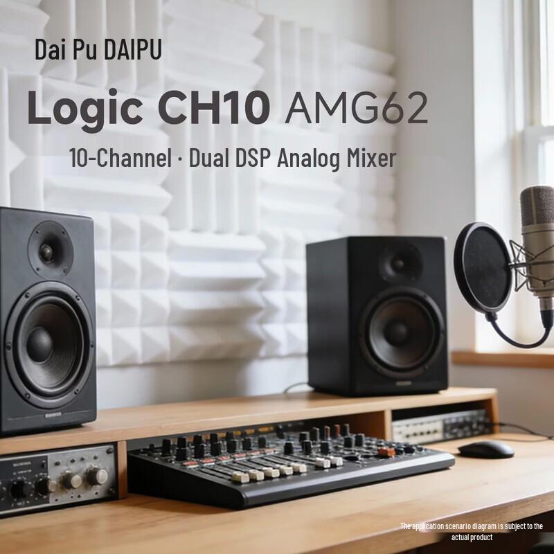 Professional 10-Channel Analog Audio Mixer (CN version)