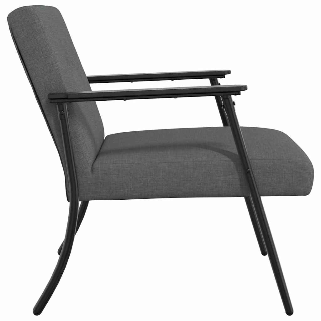 Armchair Dark Grey Fabric