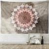 Tapiserie cu mandala indiană, agățată pe perete, covor de plajă cu nisip, pătură, cort de camping, saltea de călătorie, tapiserii de dormit boem
