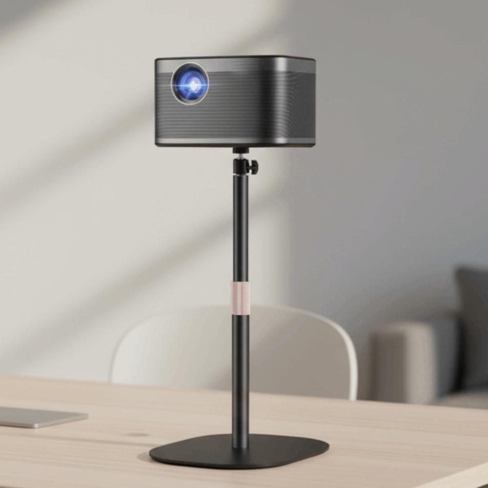 Biurkowy Uchwyt do Małego Projektora Regulowany na Wysokość Stojak na Projektor Stojak do Mikro Projektora Biuro