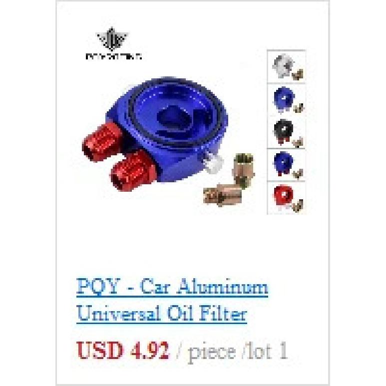 PQY - Oil Filter Cooler Sandwich Plate Adapter M20*1.5 and 3/4-16 Universal Oil Adapter Car Meter PQY6722