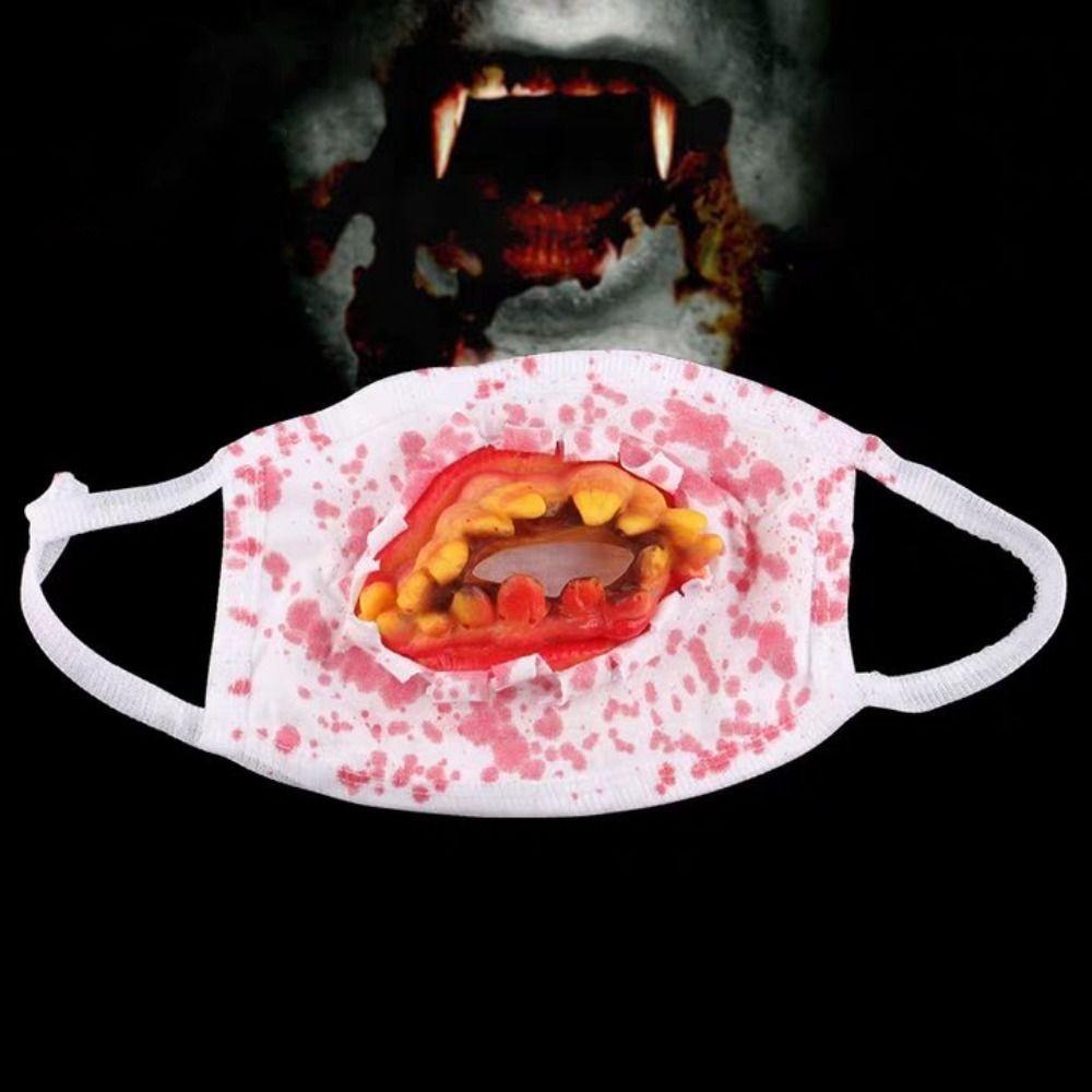 Ghost Blood Mittens Dress Up Cosplay Props Terrifying Blood Stain Masks  Prank